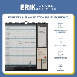 Grupo Erik - Calendrier Harry Potter - de Septembre 2025 à Décembre 2026 | Planificateur Mensuel 16 mois, Calendrier Familial 20