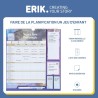 Grupo Erik - Calendrier Glitter - de Septembre 2025 à Décembre 2026 | Planificateur Mensuel 16 mois, Calendrier Familial 2025 20