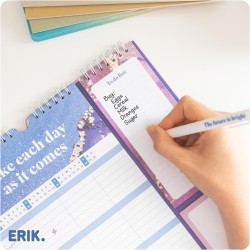 Grupo Erik - Calendrier Glitter - de Septembre 2025 à Décembre 2026 | Planificateur Mensuel 16 mois, Calendrier Familial 2025 20