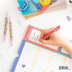 Grupo Erik - Calendrier Disney, Stitch - de Septembre 2025 à Décembre 2026 | Planificateur Mensuel 16 mois, Calendrier Familial 