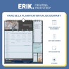 Grupo Erik - Calendrier Art - de Septembre 2025 à Décembre 2026 | Planificateur Mensuel 16 mois, Calendrier Familial 2025 2026 a