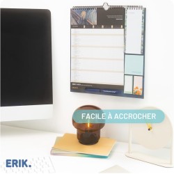 Grupo Erik - Calendrier Art - de Septembre 2025 à Décembre 2026 | Planificateur Mensuel 16 mois, Calendrier Familial 2025 2026 a