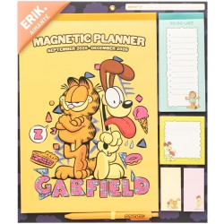Grupo Erik - Calendrier Magnetique Frigo Garfield - de Septembre 2025 à Décembre 2026 | Planificateur Mensuel 16 mois, Calendrie