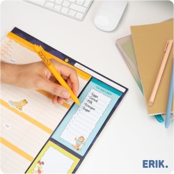 Grupo Erik - Calendrier Magnetique Frigo Garfield - de Septembre 2025 à Décembre 2026 | Planificateur Mensuel 16 mois, Calendrie