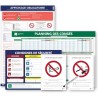 Pack affichages obligatoires entreprise – Kit conforme au Code du travail avec panneaux légaux, feutre effaçable et pastilles ad