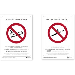 Pack affichages obligatoires entreprise – Kit conforme au Code du travail avec panneaux légaux, feutre effaçable et pastilles ad