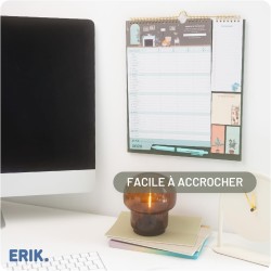 Grupo Erik - Calendrier Plantes - de Septembre 2025 à Décembre 2026 | Planificateur Mensuel 16 mois, Calendrier Familial 2025 20