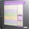 Grupo Erik - Calendrier Magnetique Frigo Moomin - de Septembre 2025 à Décembre 2026 | Planificateur Mensuel 16 mois, Calendrier 