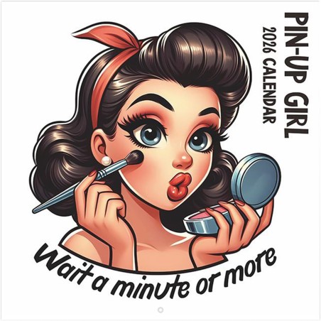 Pin-Up Girl - 2026 Calendrier, Carnet De Planificateur Rétro, Organisateur Mural Décoratif, Ajoute Un Vintage Aux Intérieurs, Pr