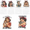 Pin-Up Girl - 2026 Calendrier, Carnet De Planificateur Rétro, Organisateur Mural Décoratif, Ajoute Un Vintage Aux Intérieurs, Pr
