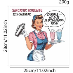 Pin-Up Girl - 2026 Calendrier, Carnet De Planificateur Rétro, Organisateur Mural Décoratif, Ajoute Un Vintage Aux Intérieurs, Pr