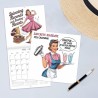 Pin-Up Girl - 2026 Calendrier, Carnet De Planificateur Rétro, Organisateur Mural Décoratif, Ajoute Un Vintage Aux Intérieurs, Pr