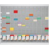 Nobo - Kit Planning Annuel Mural à Fiches T, 12 Colonnes & 32 Fentes, Indice 2, Fiches T & Index Inclus, 32938864