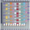 Nobo - Kit Planning Annuel Mural à Fiches T, 12 Colonnes & 32 Fentes, Indice 1.5, Fiches T / Index / Étiquettes Imprimées / Port