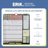 Grupo Erik - Calendrier Van Gogh - de Septembre 2025 à Décembre 2026 | Planificateur Mensuel 16 mois, Calendrier Familial 2025 2