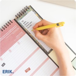 Grupo Erik - Calendrier Van Gogh - de Septembre 2025 à Décembre 2026 | Planificateur Mensuel 16 mois, Calendrier Familial 2025 2