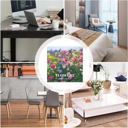 Calendrier Des Fleurs 2026-2026 Calendrier Mural, Planificateur De Calendriers Familial Hebdomadaire Tool De Planification De Da