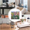 Calendrier Des Fleurs 2026-2026 Calendrier Mural, Planificateur De Calendriers Familial Hebdomadaire Tool De Planification De Da