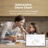 Dragon Touch Calendrier numérique 2025 de 39,6 cm, planificateur mural familial, écran tactile interactif Full HD 1080p, tableau