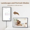 Dragon Touch Calendrier numérique 2025 de 39,6 cm, planificateur mural familial, écran tactile interactif Full HD 1080p, tableau