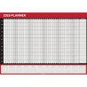 Calendrier mural 2026 - Format A1 (84 cm x 59 cm) - Affichage annuel complet - Pour la maison, le bureau, le travail - Année com