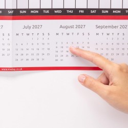 Calendrier mural 2026 - Format A1 (84 cm x 59 cm) - Affichage annuel complet - Pour la maison, le bureau, le travail - Année com