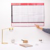 Calendrier mural 2026 - Format A1 (84 cm x 59 cm) - Affichage annuel complet - Pour la maison, le bureau, le travail - Année com