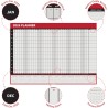 Calendrier mural 2026 - Format A1 (84 cm x 59 cm) - Affichage annuel complet - Pour la maison, le bureau, le travail - Année com