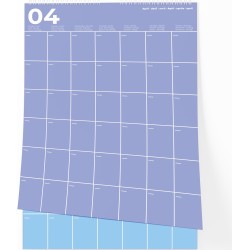 Calendrier 2025 Mural Planificateur Mensuel et Annuel - 12 mois JAN-DEC - Grands Espaces pour Écrire, 30x42 cm. Conçu pour Vous 