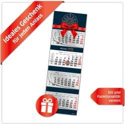 Primus Print Calendrier mural XXL 2026 – Calendrier mural 4 mois – Avec curseur de date, calendrier à suspendre – Avec jours fér