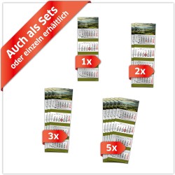 Primus Print Calendrier mural XXL 2026 – Calendrier mural 4 mois – Avec curseur de date, calendrier à suspendre – Avec jours fér
