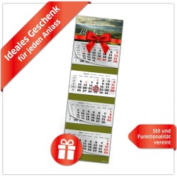 Primus Print Calendrier mural XXL 2026 – Calendrier mural 4 mois – Avec curseur de date, calendrier à suspendre – Avec jours fér