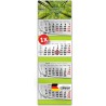 Primus Print Calendrier mural XXL 2026 – Calendrier mural 4 mois – Avec curseur de date, calendrier à suspendre – Avec jours fér