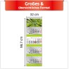 Primus Print Calendrier mural XXL 2026 – Calendrier mural 4 mois – Avec curseur de date, calendrier à suspendre – Avec jours fér