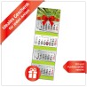 Primus Print Calendrier mural XXL 2026 – Calendrier mural 4 mois – Avec curseur de date, calendrier à suspendre – Avec jours fér