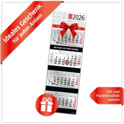 Primus Print Calendrier mural XXL 2026 – Calendrier mural 4 mois – Avec curseur de date, calendrier à suspendre – Avec jours fér
