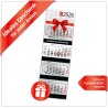 Primus Print Calendrier mural XXL 2026 – Calendrier mural 4 mois – Avec curseur de date, calendrier à suspendre – Avec jours fér