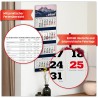 Primus Print Calendrier mural XXL 2026 – Calendrier mural 4 mois – Avec curseur de date, calendrier à suspendre – Avec jours fér