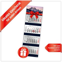 Primus Print Calendrier mural XXL 2026 – Calendrier mural 4 mois – Avec curseur de date, calendrier à suspendre – Avec jours fér
