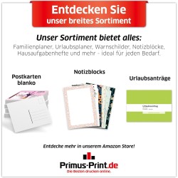 Primus Print Calendrier mural XXL 2026 – Calendrier mural 4 mois – Avec curseur de date, calendrier à suspendre – Avec jours fér