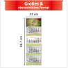 Primus Print Calendrier mural XXL 2026 – Calendrier mural 4 mois – Avec curseur de date, calendrier à suspendre – Avec jours fér