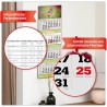 Primus Print Calendrier mural XXL 2026 – Calendrier mural 4 mois – Avec curseur de date, calendrier à suspendre – Avec jours fér