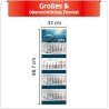 Primus Print Calendrier mural XXL 2026 – Calendrier mural 4 mois – Avec curseur de date, calendrier à suspendre – Avec jours fér
