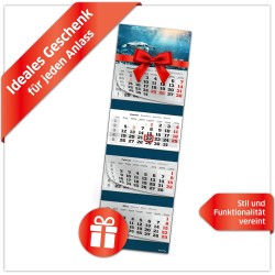Primus Print Calendrier mural XXL 2026 – Calendrier mural 4 mois – Avec curseur de date, calendrier à suspendre – Avec jours fér