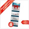 Primus Print Calendrier mural XXL 2026 – Calendrier mural 4 mois – Avec curseur de date, calendrier à suspendre – Avec jours fér
