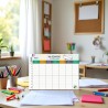 Emploi du Temps Scolaire & Semainier Famille A3 | Tableau Hebdomadaire Mural à Compléter | Organisation Enfants & Parents A3 | R