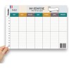 Emploi du Temps Scolaire & Semainier Famille A3 | Tableau Hebdomadaire Mural à Compléter | Organisation Enfants & Parents A3 | R