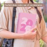 Rileys Agenda Journalier 2026, Planner 2026 Scolaire et Familial, Semainier et Planificateur Hebdomadaire Mensuel, Agenda Profes