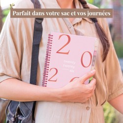 Rileys Agenda Journalier 2026, Planner 2026 Scolaire et Familial, Semainier et Planificateur Hebdomadaire Mensuel, Agenda Profes