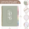 Rileys Agenda Journalier 2026, Planner 2026 Scolaire et Familial, Semainier et Planificateur Hebdomadaire Mensuel, Agenda Profes